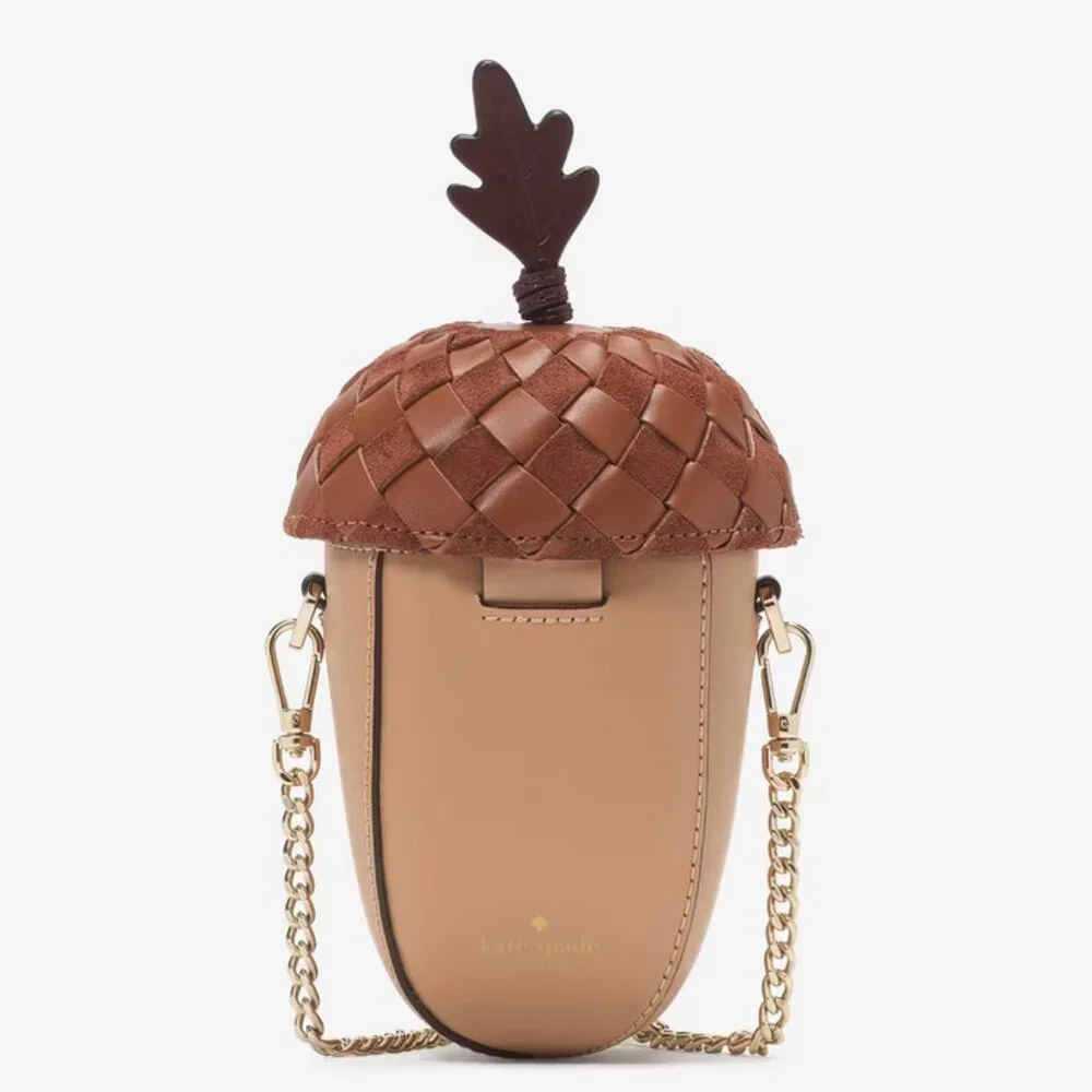 NWT Kate Spade Take a Hike 3D Acorn Crossbody Purse Limited Edition Novelty Bag - Picture 8 of 9